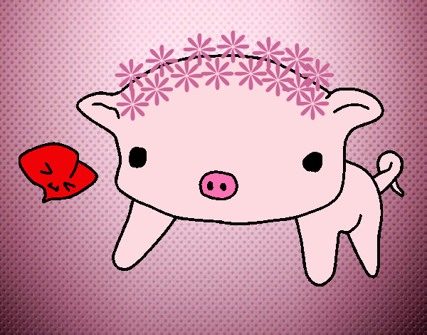 Cerdito corazón