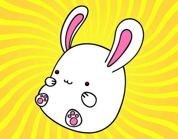 Dibujo de Conejo bebé pintado por Aihaibara en  el día 19-07-12  a las 16:21:34. Imprime, pinta o colorea tus propios dibujos!