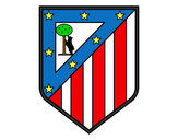 Dibujo Escudo del Club Atlético de Madrid pintado por victoriayd