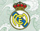 Dibujo Escudo del Real Madrid C.F. pintado por manup