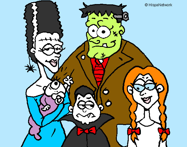 Dibujo Familia de monstruos pintado por AnimexD