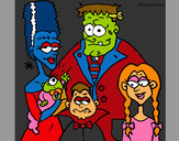 Dibujo Familia de monstruos pintado por Paolita199