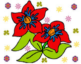 Dibujo Flores 3 pintado por barbii28