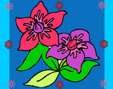 Dibujo Flores 3 pintado por catita1014