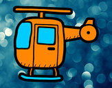 Dibujo Helicóptero ligero pintado por ivanya