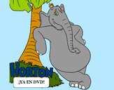 Dibujo Horton pintado por giova