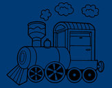 Dibujo Locomotora de vapor pintado por jesussanti