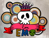 Dibujo Love Emo pintado por antolovejb