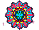 Dibujo Mandala 20 pintado por ALMELIE