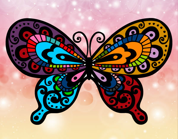 Dibujo Mariposa bonita pintado por nortenita8