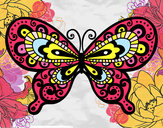 Dibujo Mariposa bonita pintado por YAWILDA-04