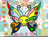 Dibujo Mariposa Emo pintado por nortenita8