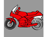 Dibujo Motocicleta pintado por dereck1