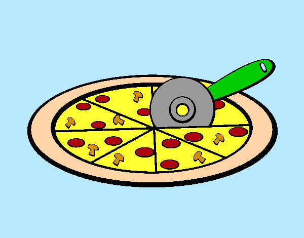 Dibujo Pizza pintado por miriam56
