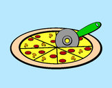 Dibujo Pizza pintado por miriam56