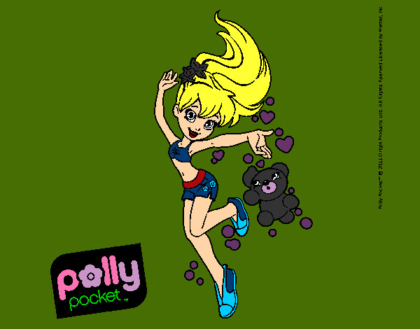 Dibujo Polly Pocket 14 pintado por estaciones