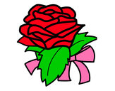 Dibujo Rosa, flor pintado por shama