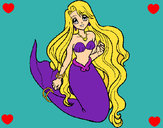 Dibujo Sirenita pintado por elizabethh