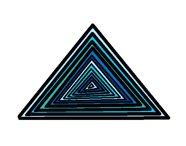 Dibujo Triángulo 1 pintado por ArantxaHi