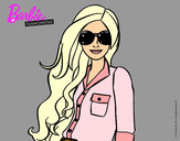 Dibujo Barbie con gafas de sol pintado por Zorua