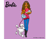 Dibujo Barbie con sus mascotas pintado por miky123