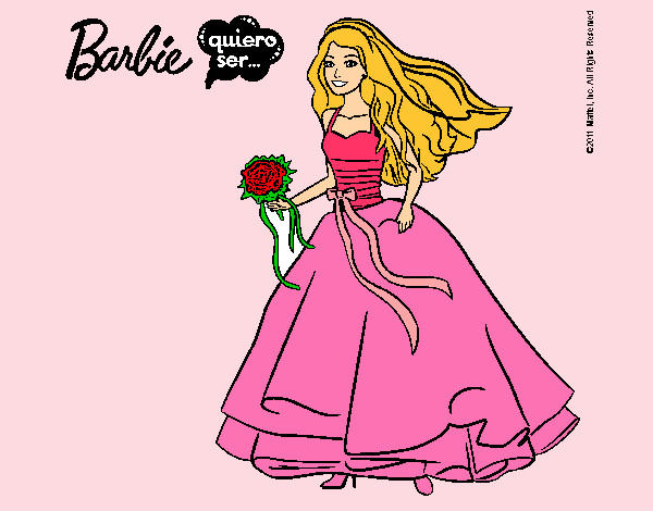 idiomas :espanol:mi dibujo de barbie 