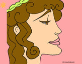 Dibujo Cabeza de mujer pintado por guechi