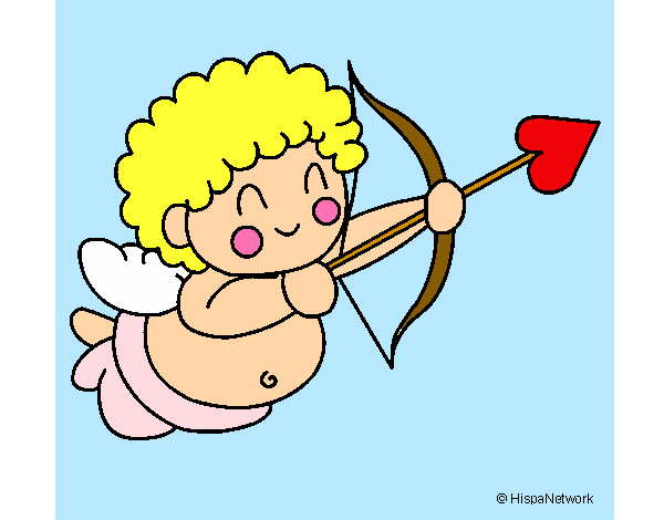 Dibujo Cupido 1 pintado por vickylindy