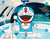 Dibujo Doraemon pintado por nereitaper