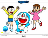 Dibujo Doraemon y amigos pintado por IVAN12600