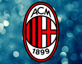 Dibujo Escudo del AC Milan pintado por pingo