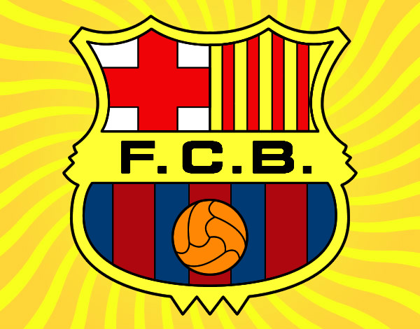 Dibujo Escudo del F.C. Barcelona pintado por CaSsAnDrA_