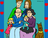 Dibujo Familia pintado por abripisman