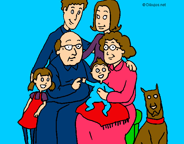Dibujo Familia pintado por analuci