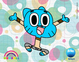 Dibujo Gumball pintado por Andrew21