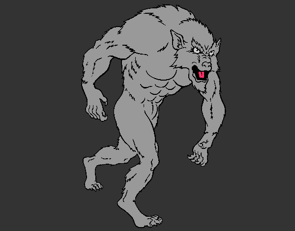 Dibujo Hombre lobo pintado por Zorua