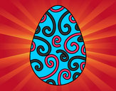 Dibujo Huevo decorado pintado por salome4