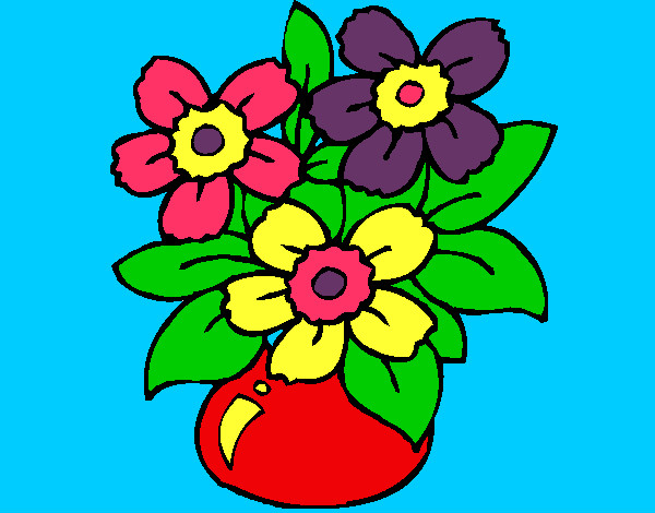Dibujo Jarrón de flores pintado por CaSsAnDrA_