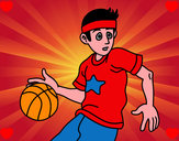 Dibujo Jugador de básquet junior pintado por erik8