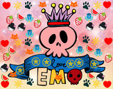 Dibujo Love Emo pintado por CAMI1011