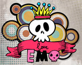 Dibujo Love Emo pintado por Eeediith 