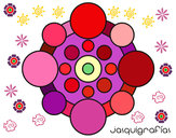 Dibujo Mandala con redondas pintado por Clara_60