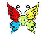 Dibujo Mariposa Emo pintado por sebaselgua