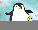 Dibujo Pingüino bailando pintado por erik8