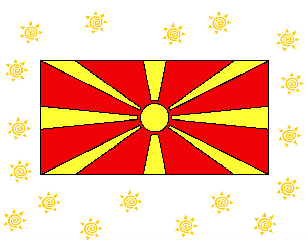 Dibujo República de Macedonia pintado por IVAN12600