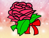 Dibujo Rosa, flor pintado por elizamarbe