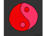 Dibujo Yin yang pintado por maria365
