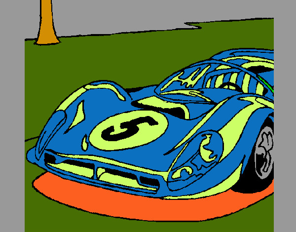 Dibujo Automóvil número 5 pintado por fatope