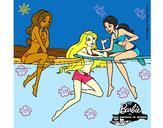 Dibujo Barbie y sus amigas pintado por aracheli99