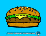 Dibujo Crea tu hamburguesa pintado por jonicarri